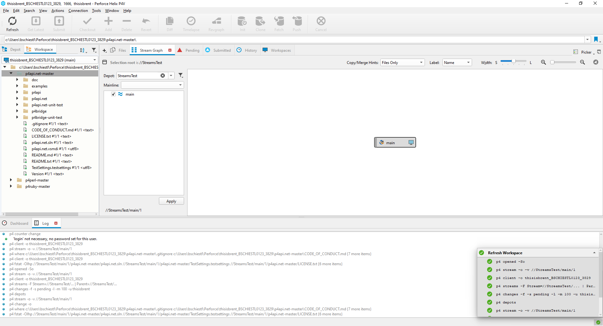 P4V GUI